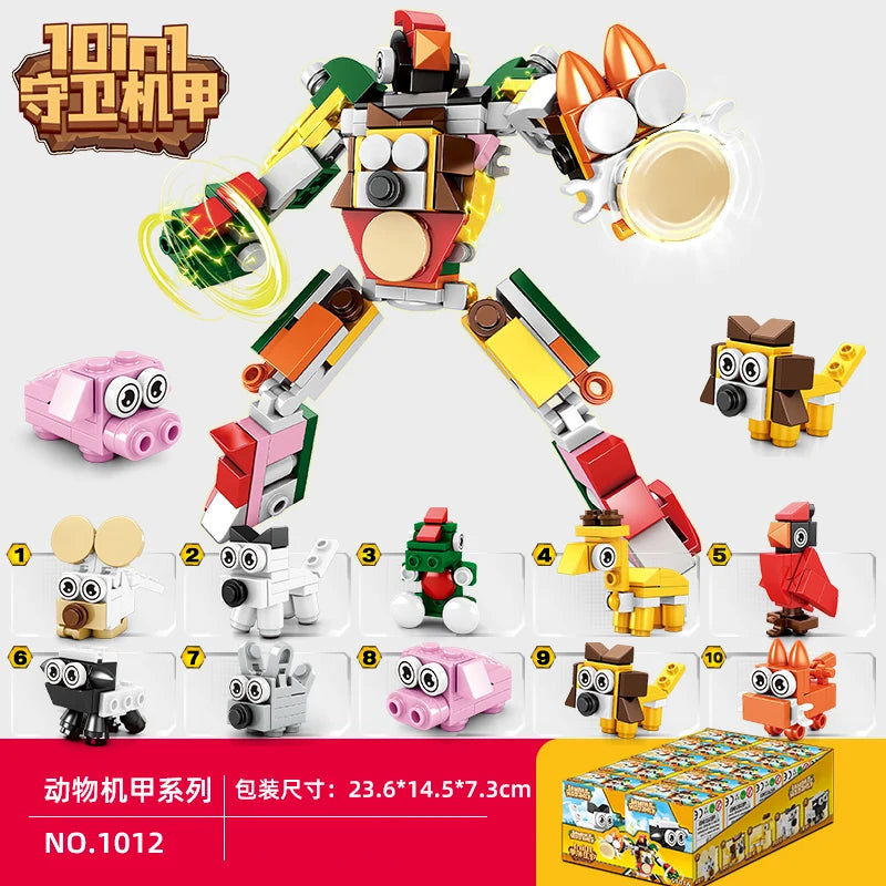 10 in 1 Creator MIni Bricks Military