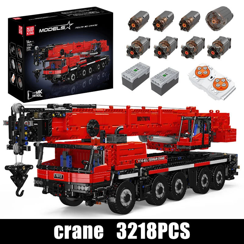 3218PCS Technical Construction Site Engineering Crane Trucks with Remote Control