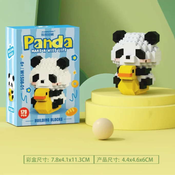 Panda Micro Building Block Assembly Bricks Home Decoration