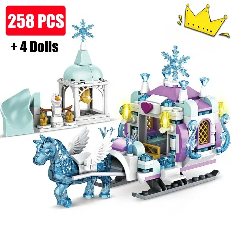 2025 Girls Friendship Tree House Villa Castle Building Blocks Classic Friends Girl's Model Figures Toys For Kids Birthday Gift