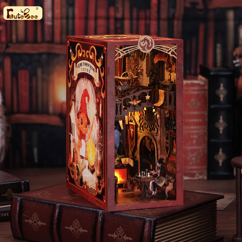 Wooden 3D Puzzle DIY Book Nook Kit Miniature Mystery Thriller