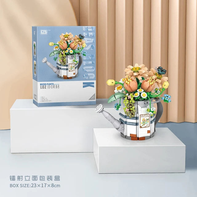 973 PCS Mini flower spray bottle block