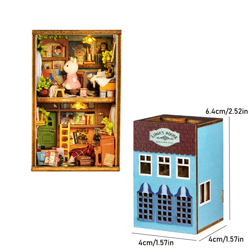 6 Cozy Miniature 3D Puzzle England Woodhouse Doll House