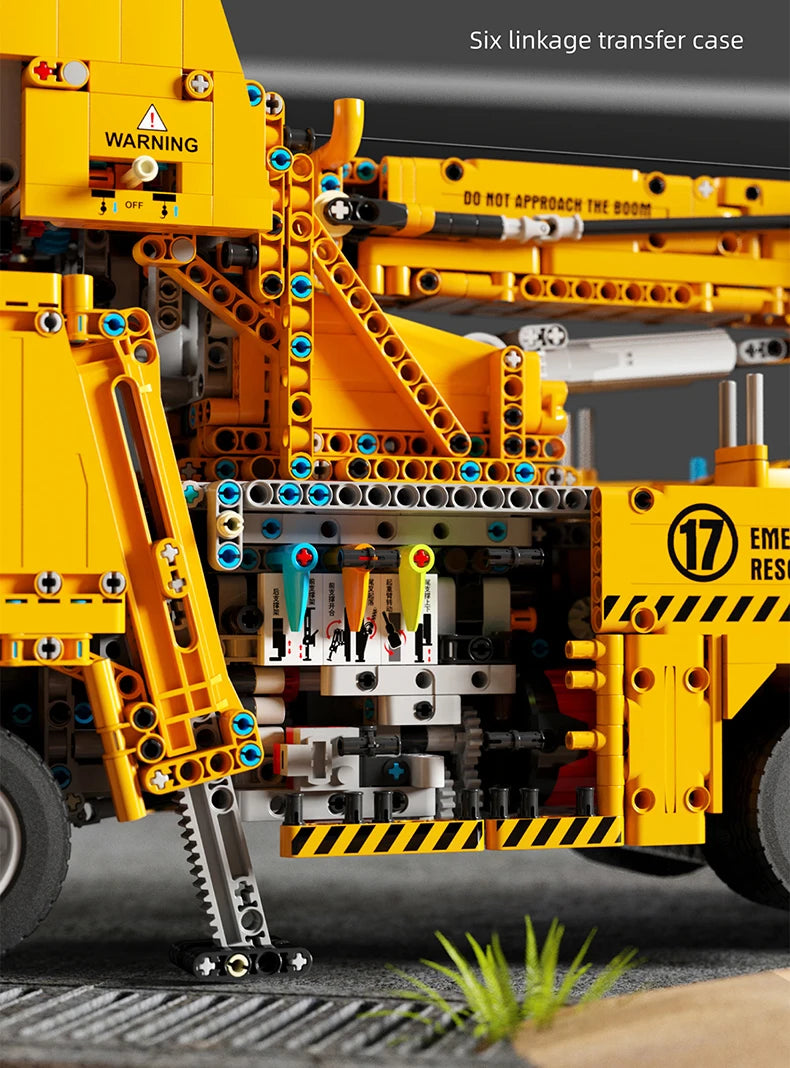 4916PCS Technical Rescue Truck with Control Crane