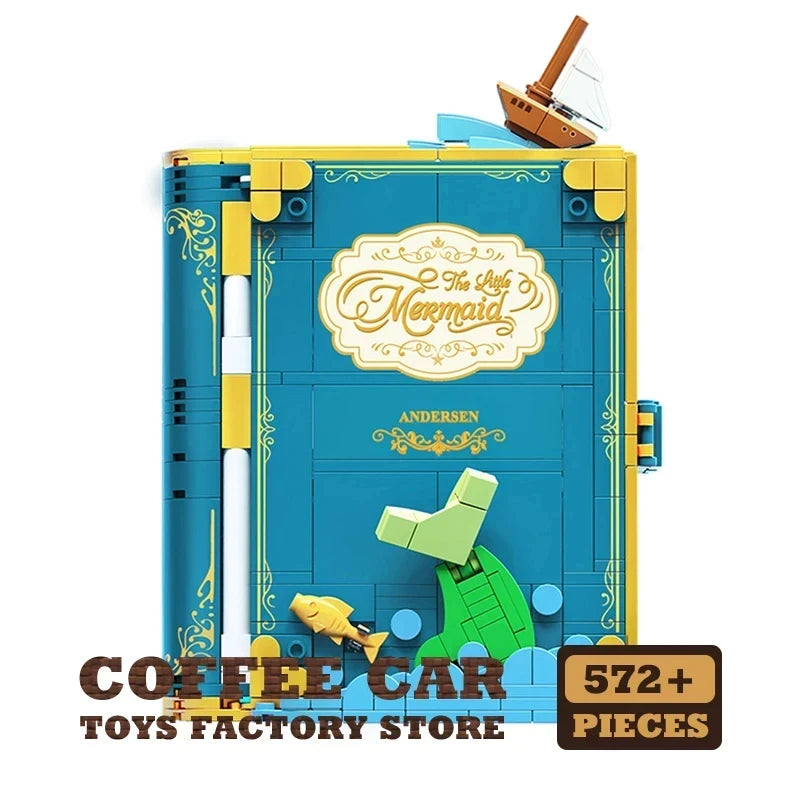650PCS 3D Disney Fairy Tales Dream Princess Storybook Building