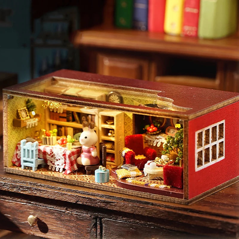 6 Cozy Miniature 3D Puzzle England Woodhouse Doll House