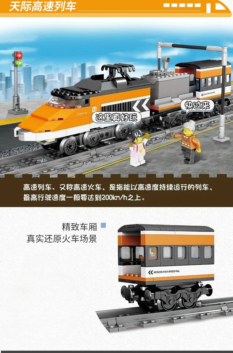 Train Toy with Motor and Tract Set