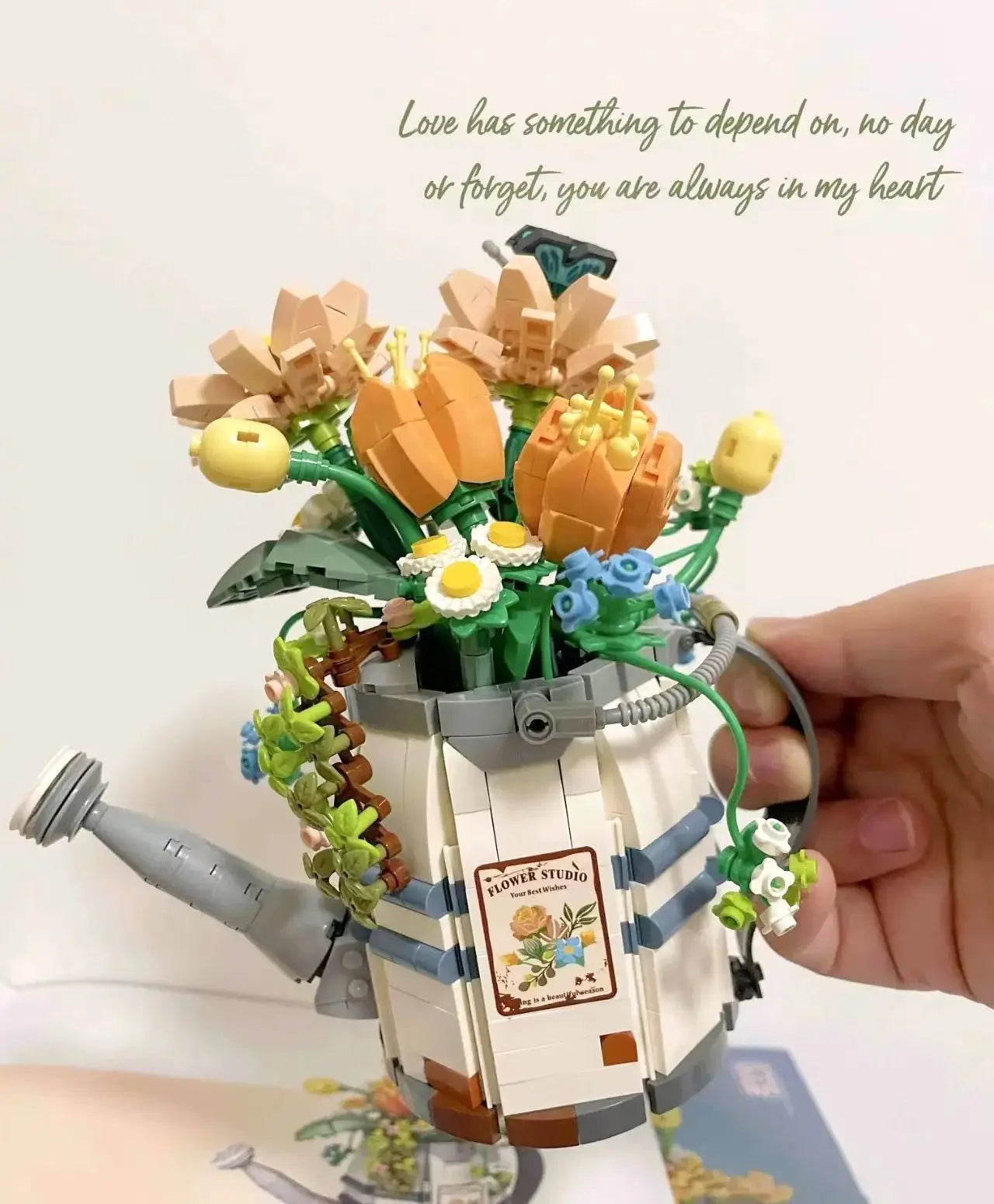 973 PCS Mini flower spray bottle block