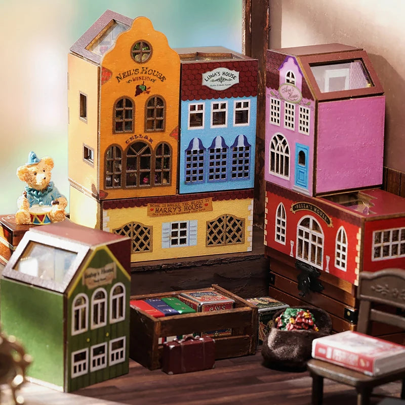 6 Cozy Miniature 3D Puzzle England Woodhouse Doll House