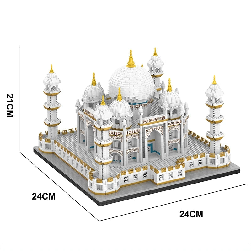 4036PCS MOC Bricks City Taj Mahal World Famous Architecture