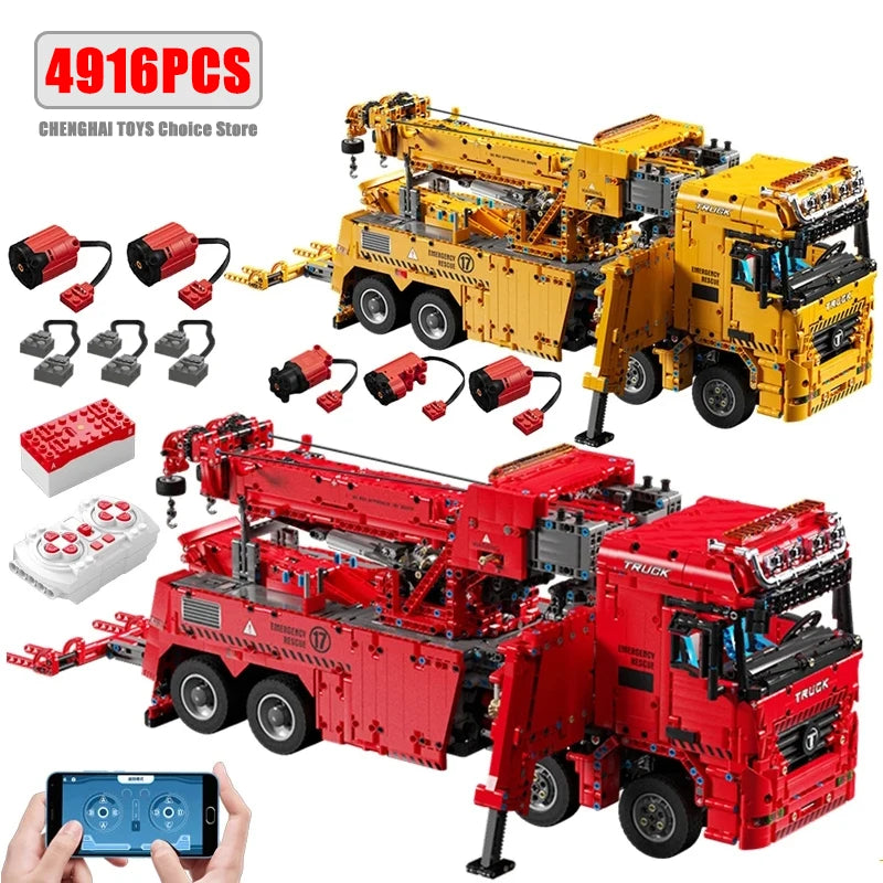 4916PCS Technical Rescue Truck with Control Crane