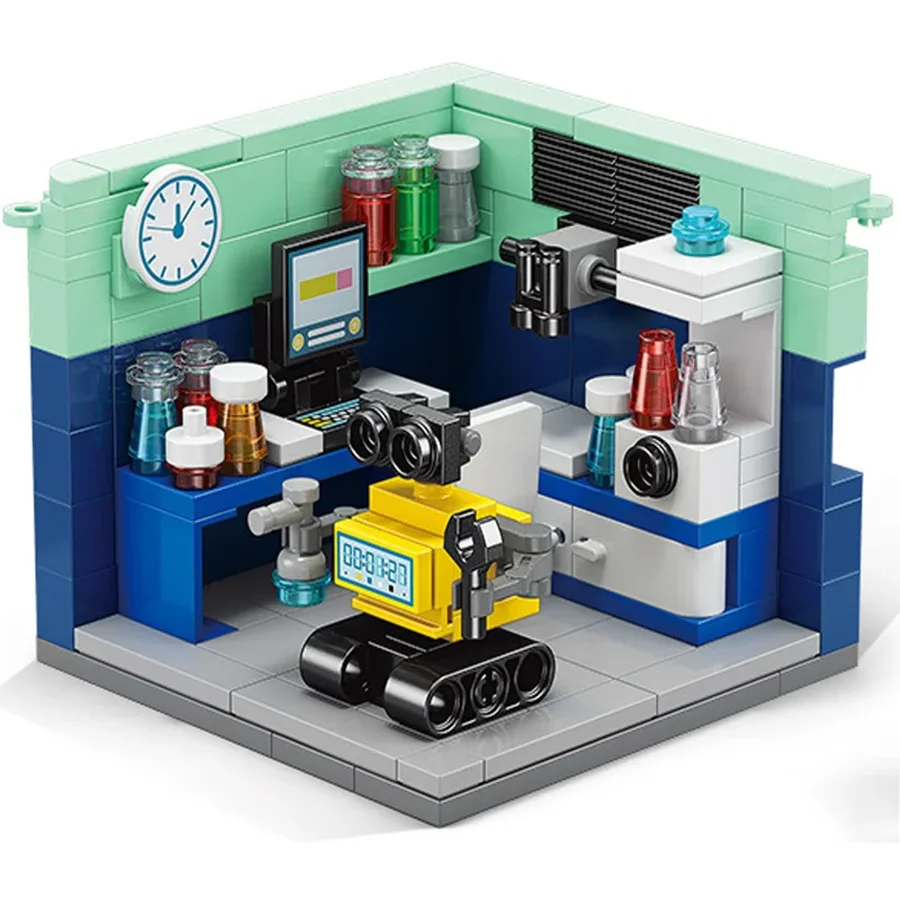 120PCS DIY Dreams Job Mini-bricks Doctor Painter Musician Scientist Pastry Chef Cameraman Astronaut