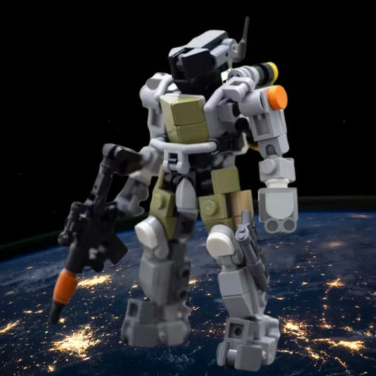 164PCS Customized Creative Mech Robot Model Building