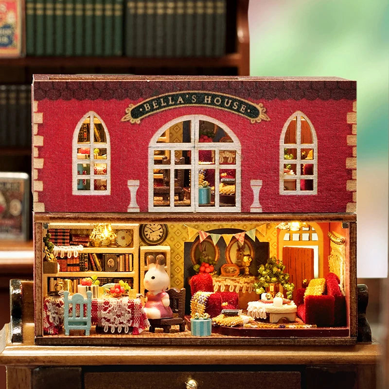 6 Cozy Miniature 3D Puzzle England Woodhouse Doll House