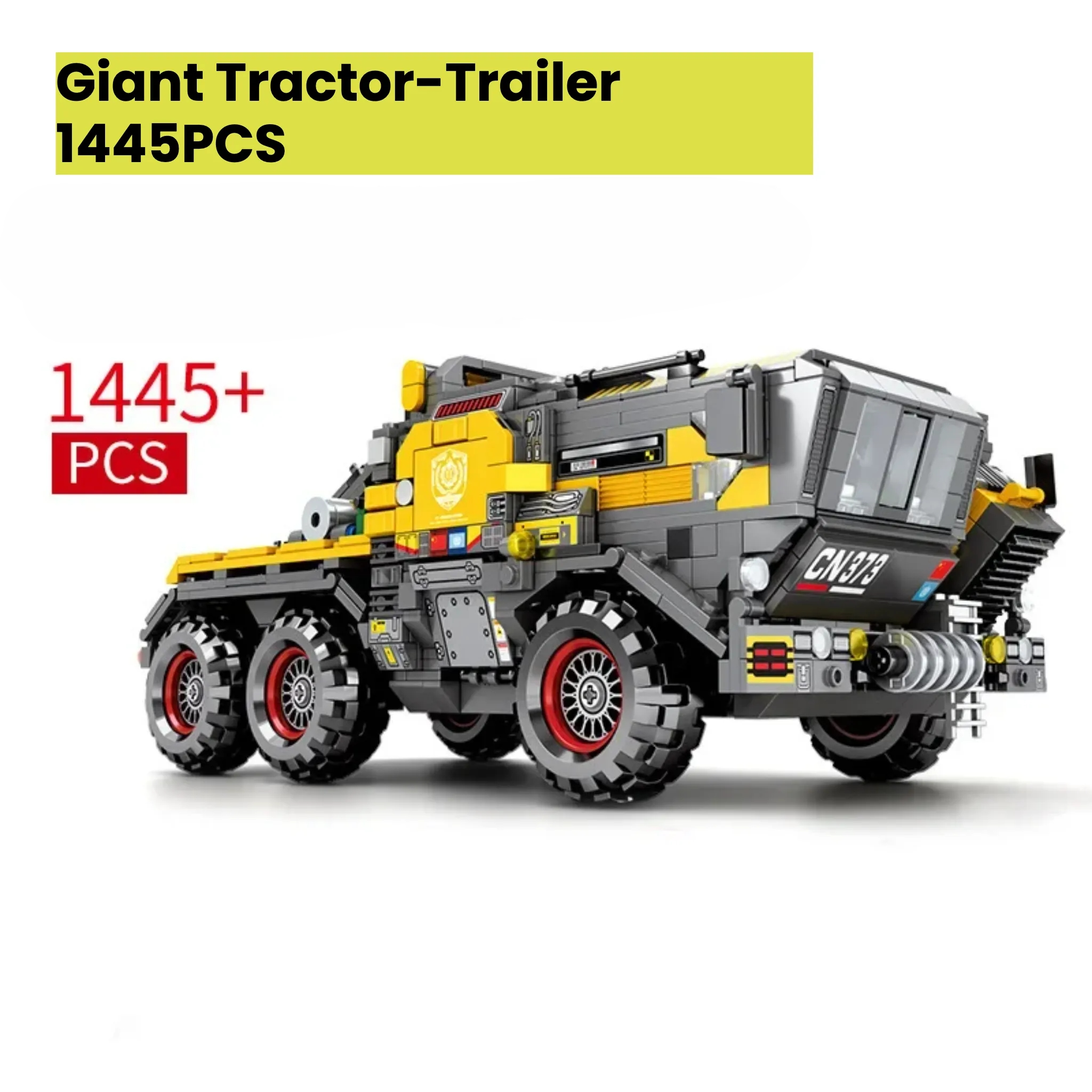 250PCS Heavy Engineering Transportation Truck Model Building Blocks