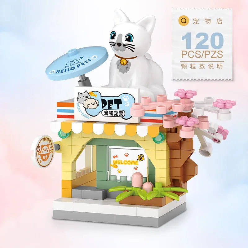 100 PCS Magical Shop Mini Blocks
