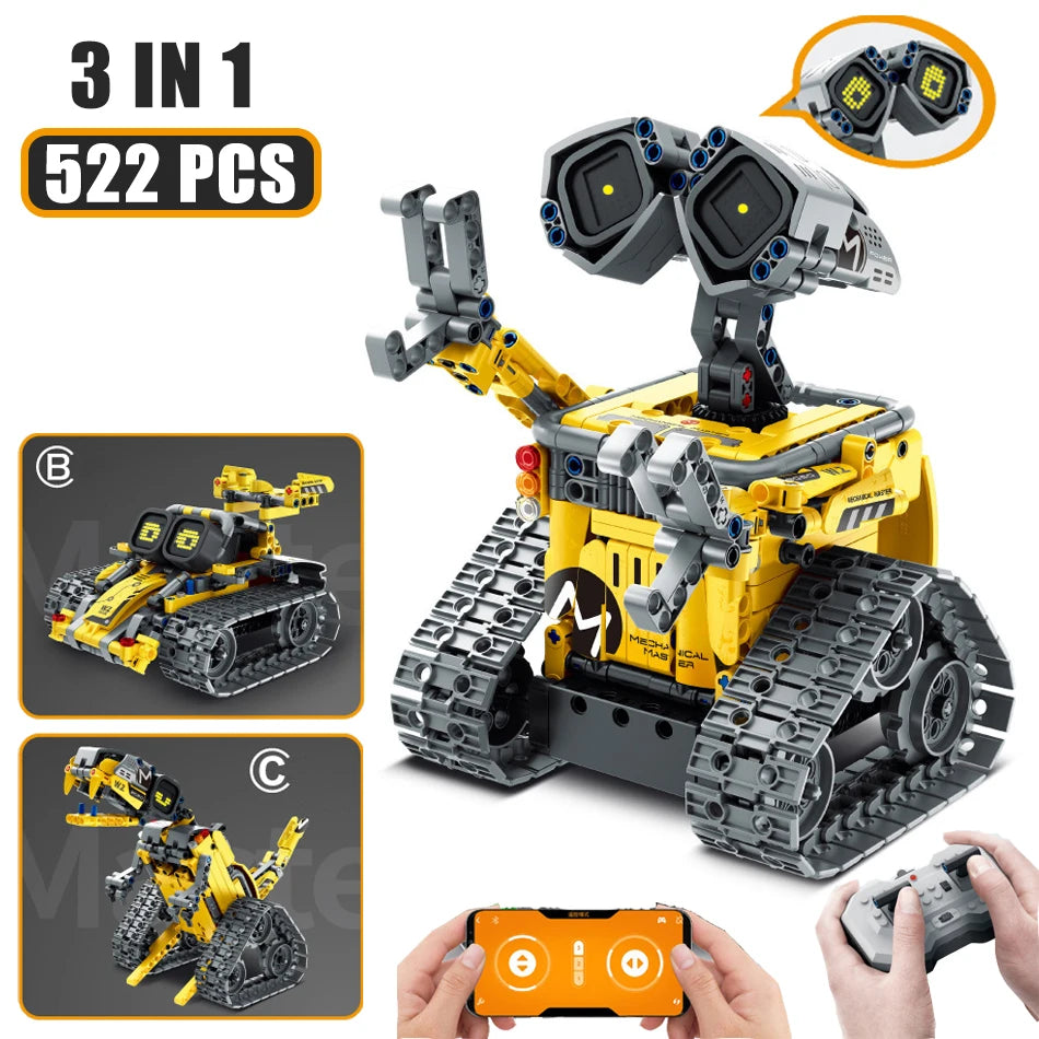 City 3 IN 1 Technical  Wall-E Robot Transform