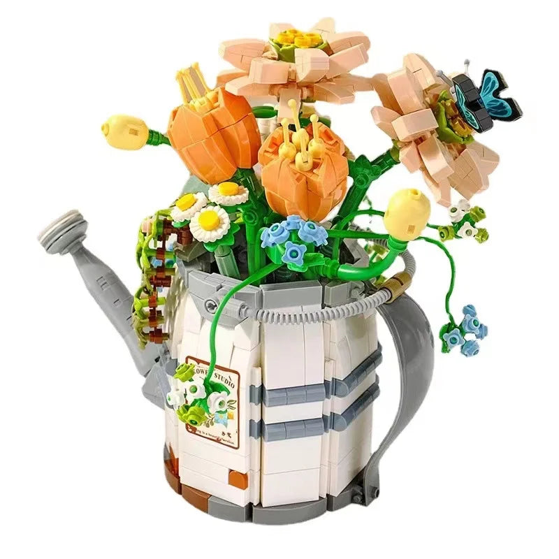 973 PCS Mini flower spray bottle block