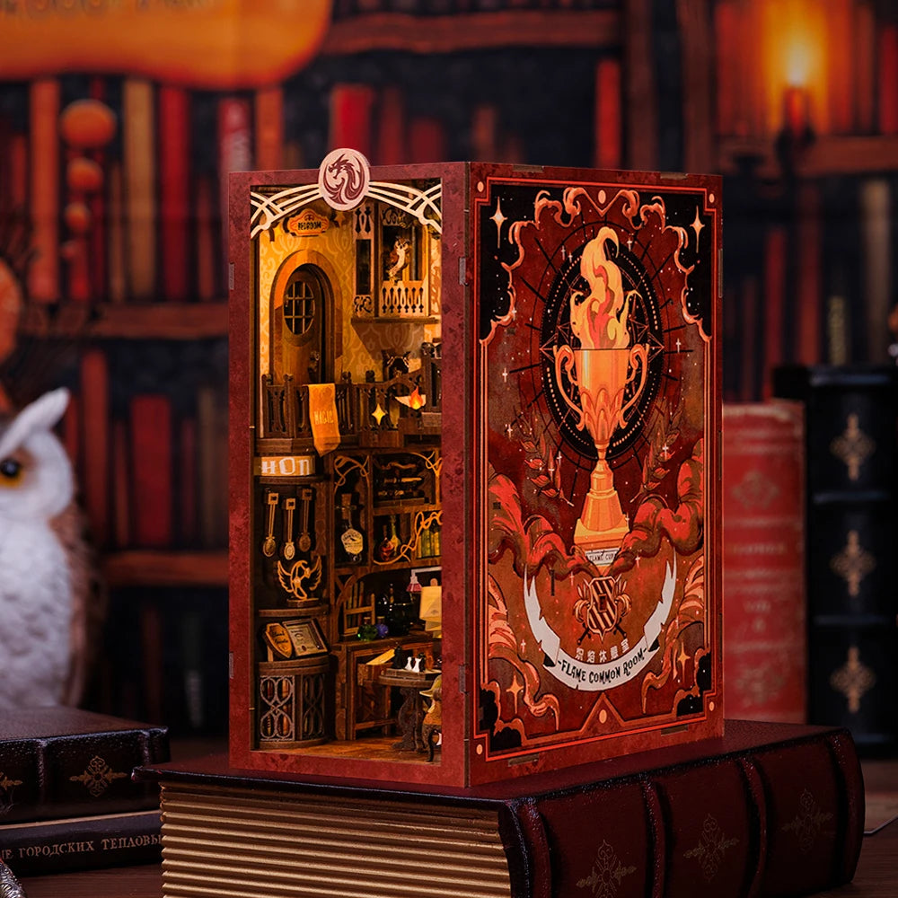 Wooden 3D Puzzle DIY Book Nook Kit Miniature Mystery Thriller