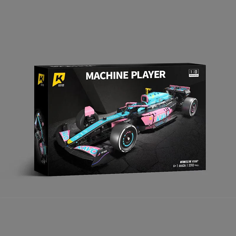 2312 PCS 1:8 Formula 1 Racing Car Building Set