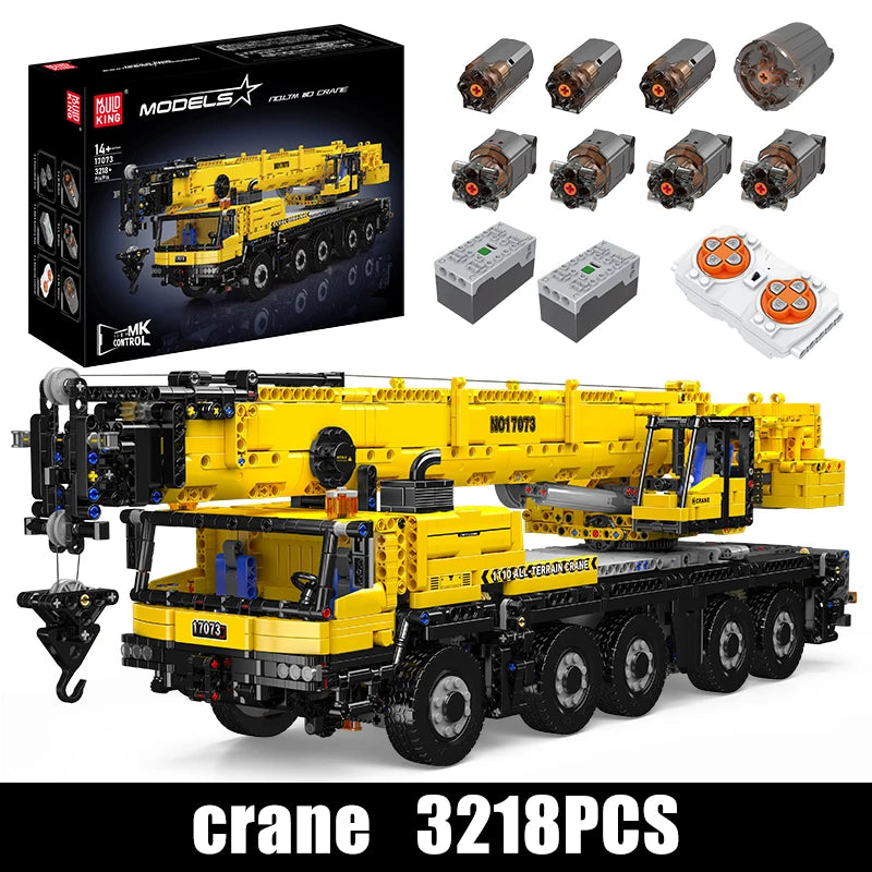 3218PCS Technical Construction Site Engineering Crane Trucks with Remote Control