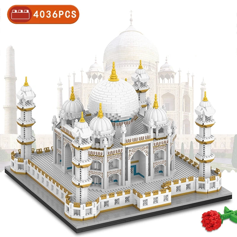 4036PCS MOC Bricks City Taj Mahal World Famous Architecture