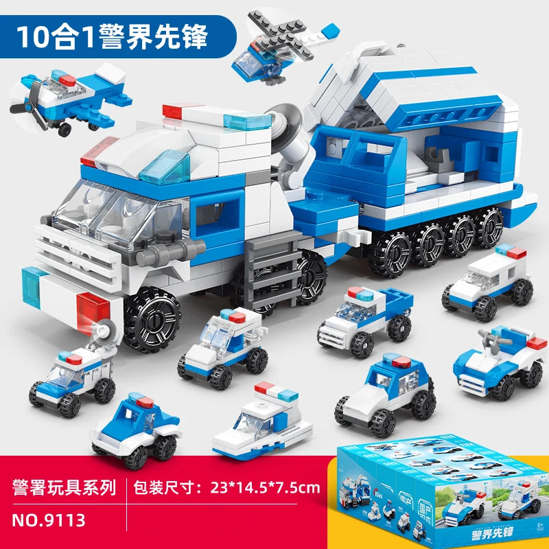 10 in 1 Creator MIni Bricks Trucks