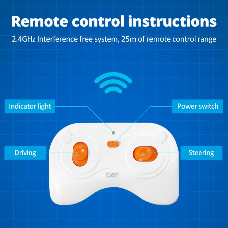 Racing Car Bricks with Toys support Scratch Programming