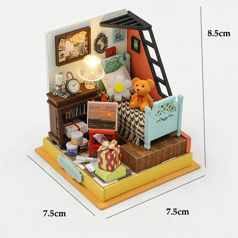 DIY Teddy Bear Doll Houses with Furniture without Dust Dover