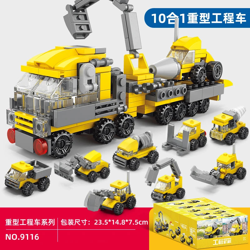 10 in 1 Creator MIni Bricks Trucks