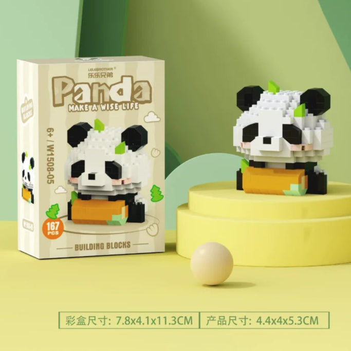 Panda Micro Building Block Assembly Bricks Home Decoration