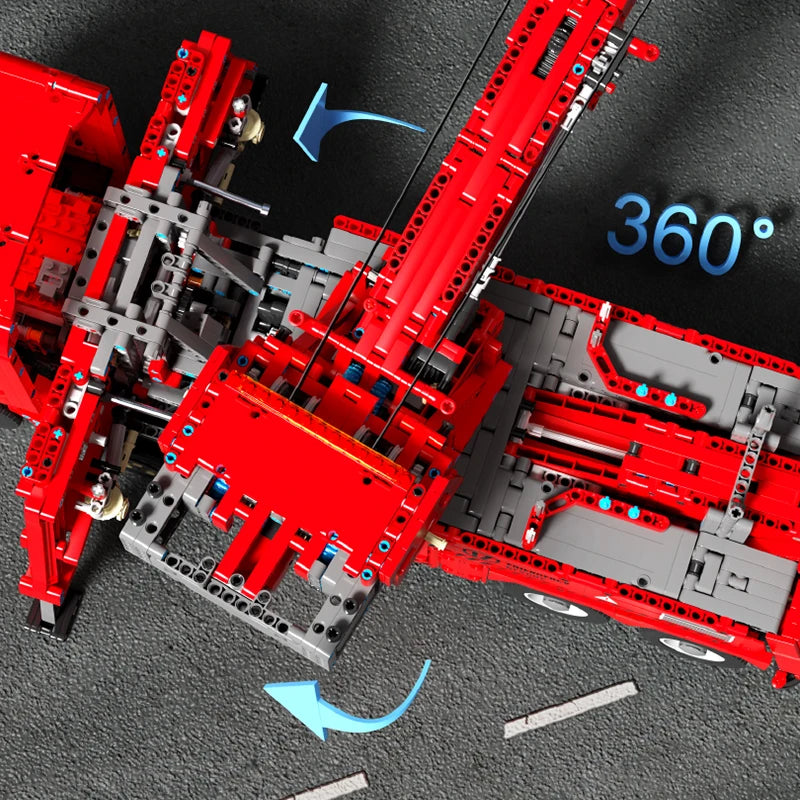 4916PCS Technical Rescue Truck with Control Crane