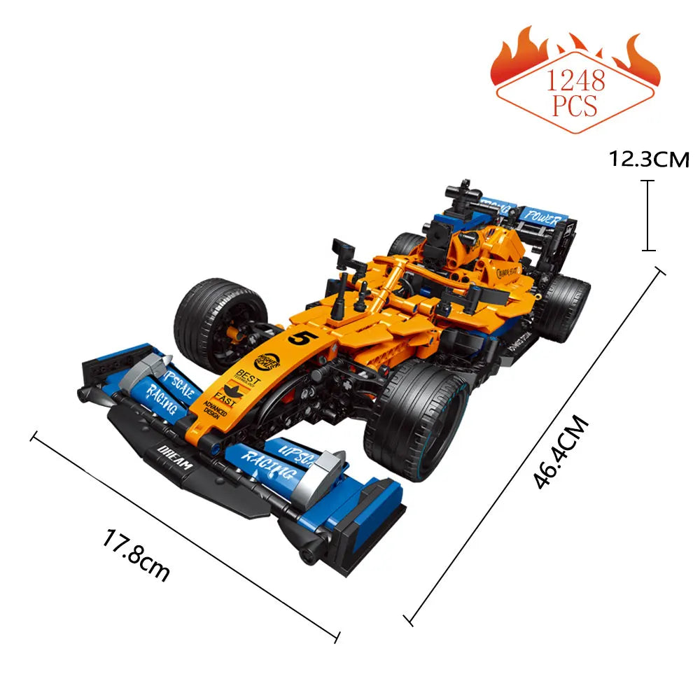 1392PCS 1:12 F1 Formula Racing Model Car (Compatible with Remote)
