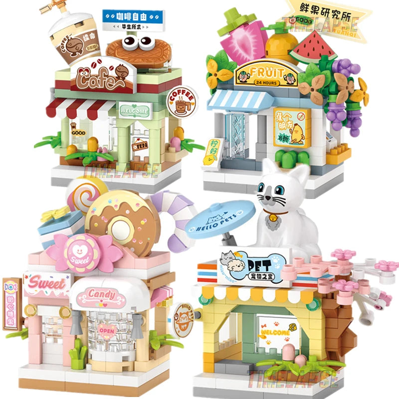 100 PCS Magical Shop Mini Blocks