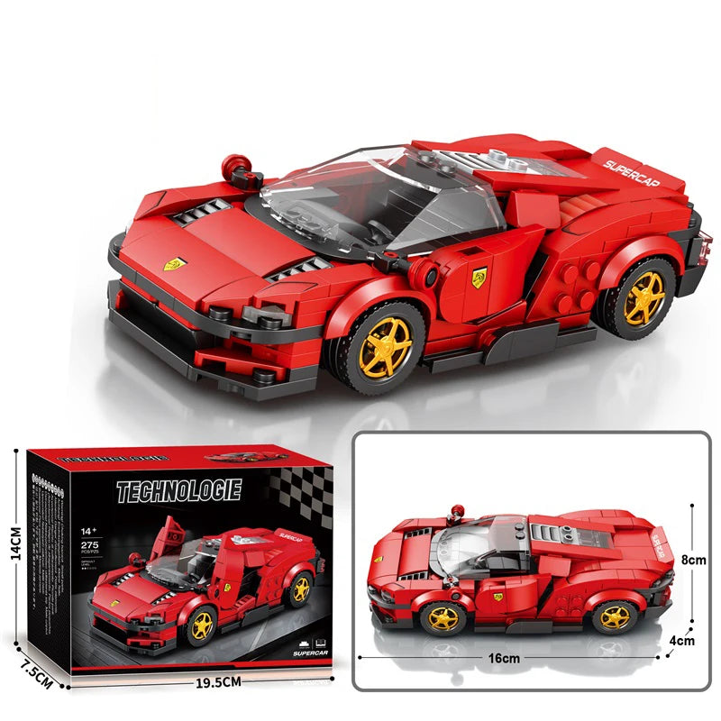 1:24 Red Super Sport Car Champion Vehicle