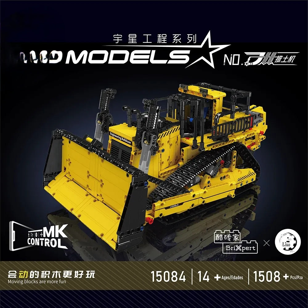 1508 PCS Technic Engineering Truck Vehicle with Motor and Remote Control
