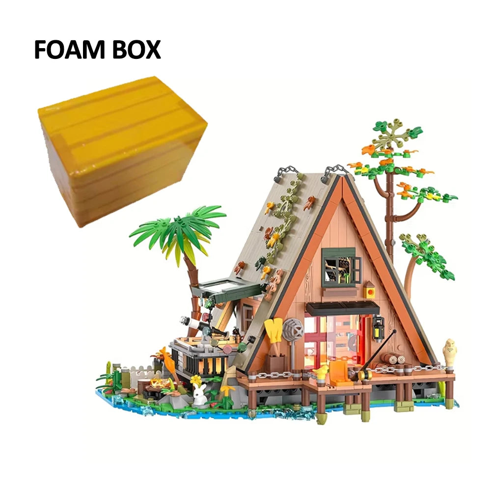 1486PCS Forest TreeHouse building blocks with LED light