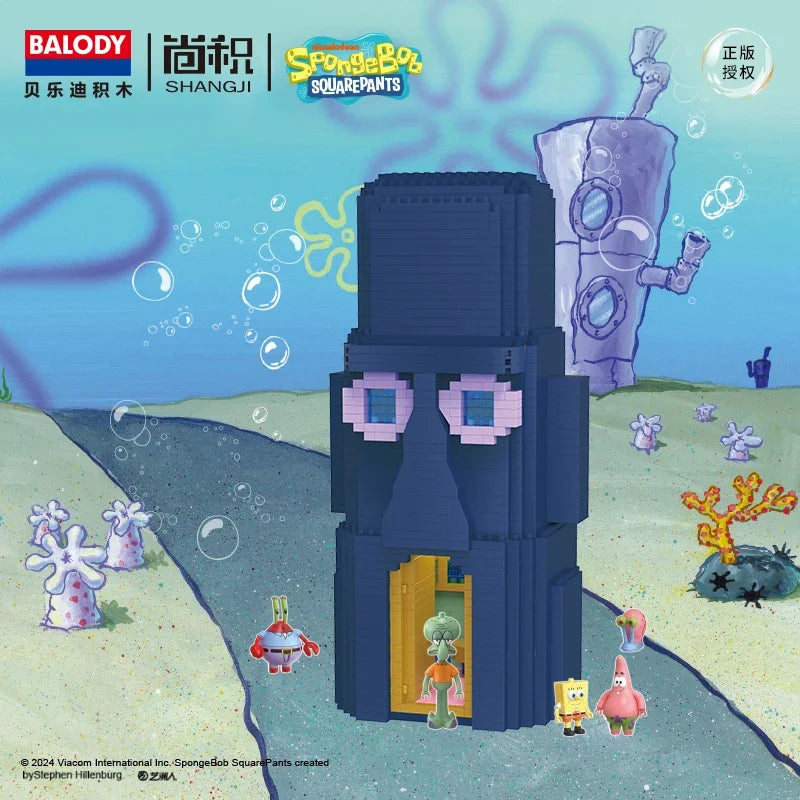 2931PCS SpongeBob Pineapple House Krusty Krab Resurrection Island