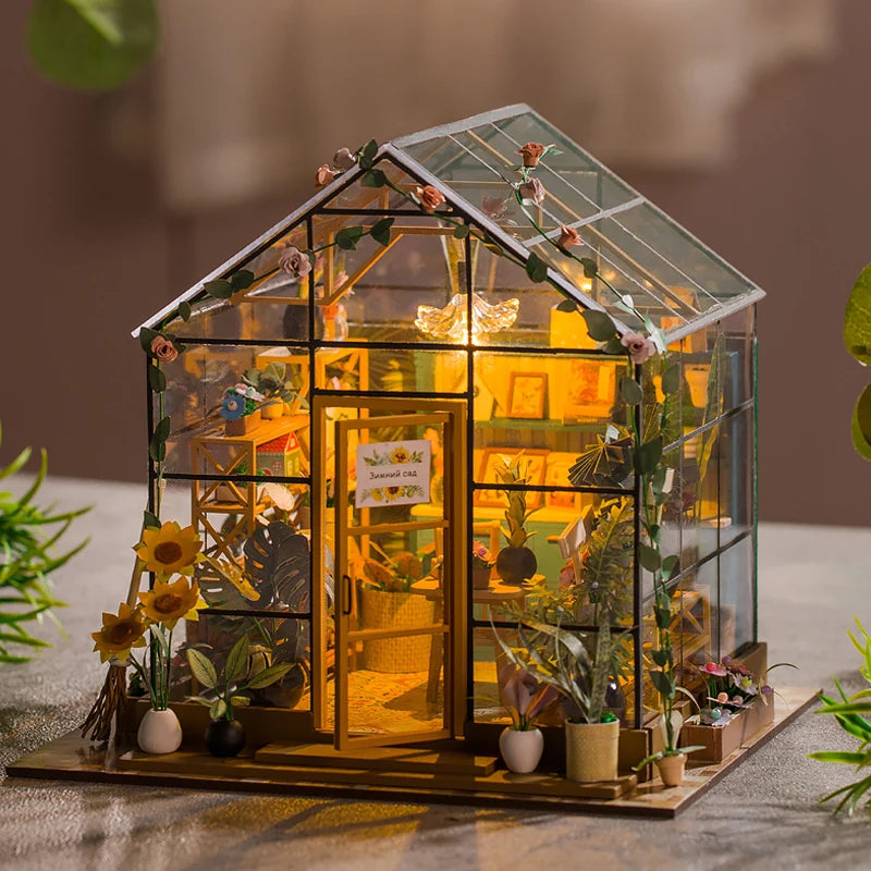 3D Model Flower House Greenhouse Handmade