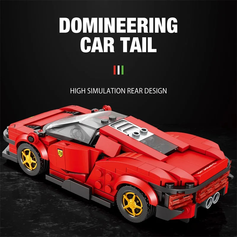 1:24 Red Super Sport Car Champion Vehicle