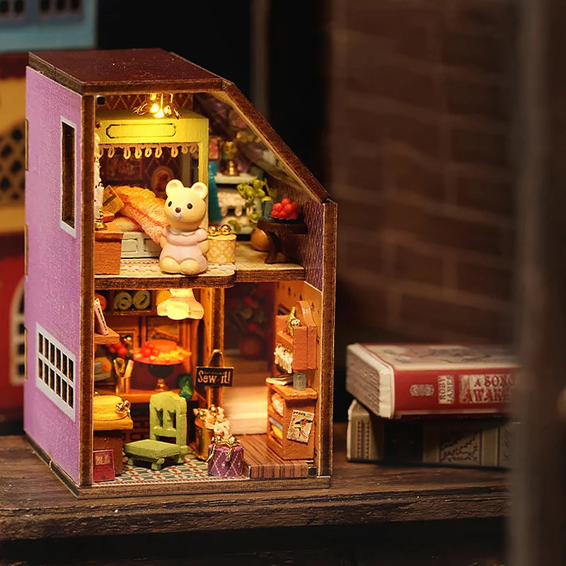 6 Cozy Miniature 3D Puzzle England Woodhouse Doll House