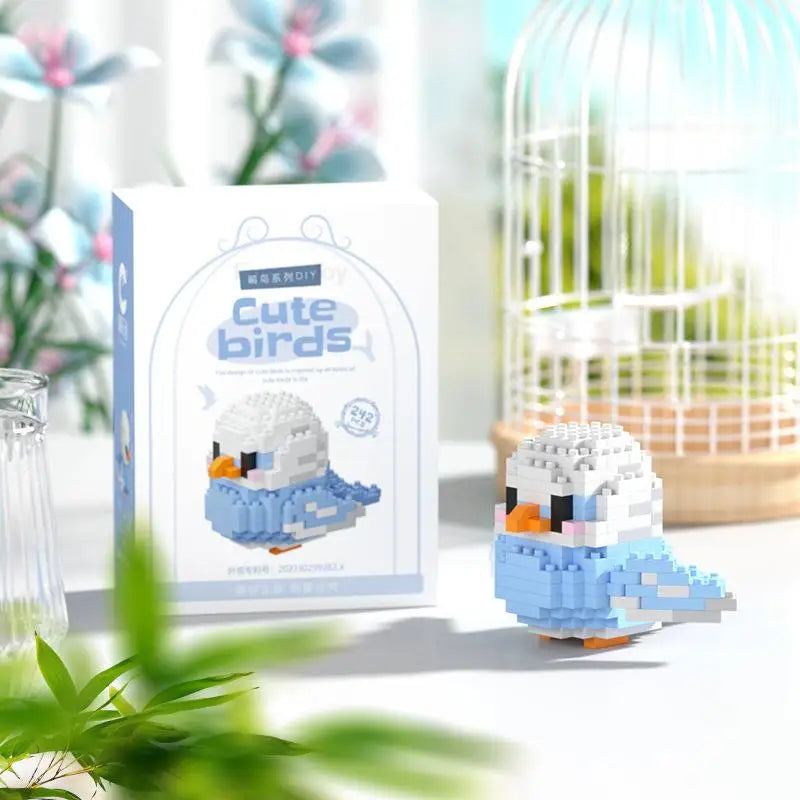 240PCS Kawaii Cute Bird Small Building Blocks Set