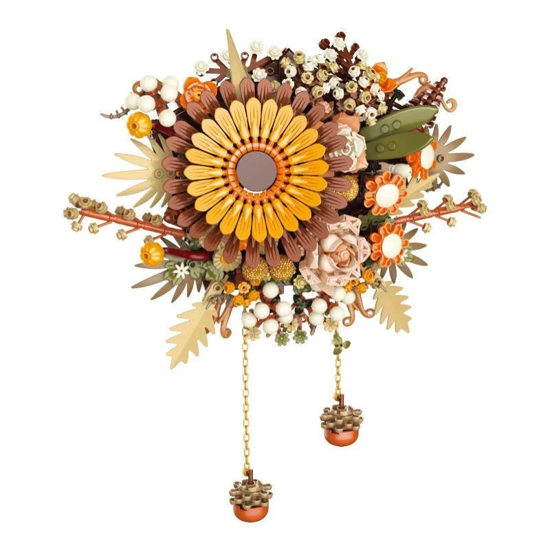 930PCS Dried Sunflower Bricks Wallflower