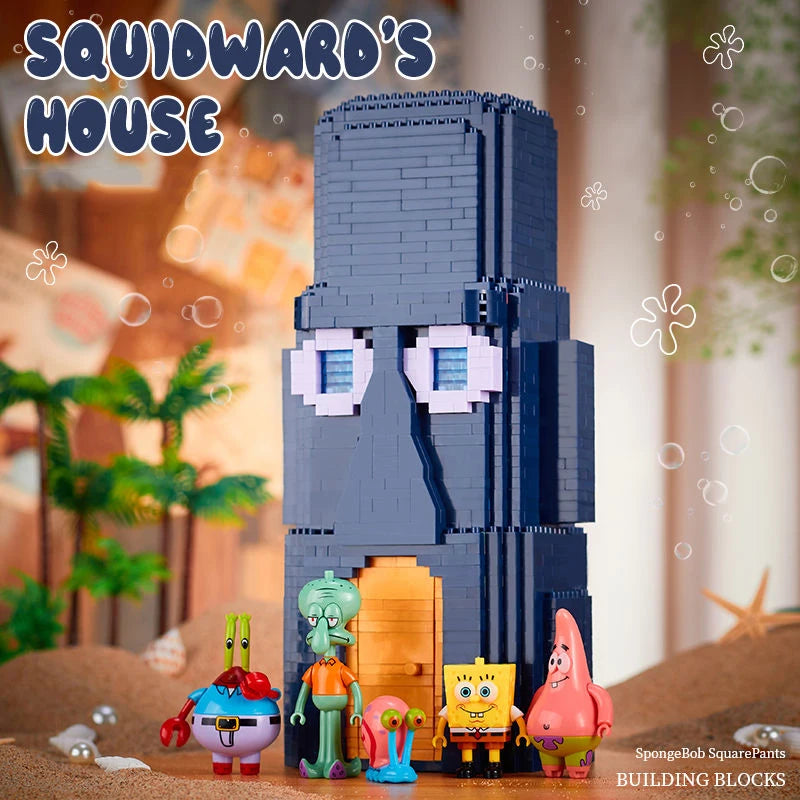 2931PCS SpongeBob Pineapple House Krusty Krab Resurrection Island