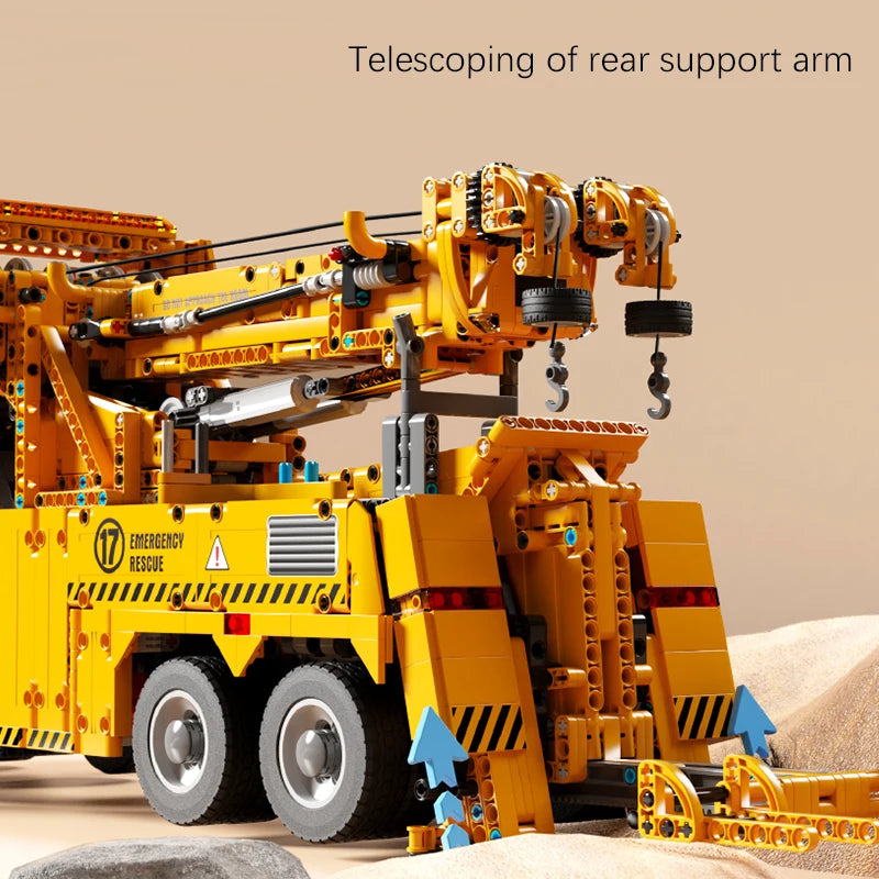 4916PCS Technical Rescue Truck with Control Crane