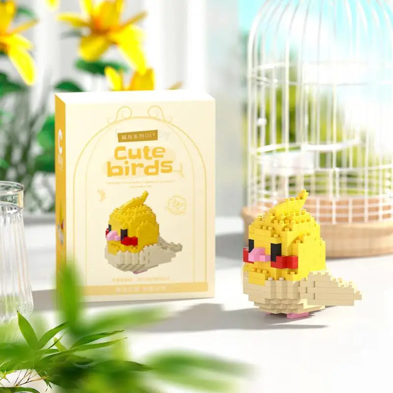 240PCS Kawaii Cute Bird Small Building Blocks Set