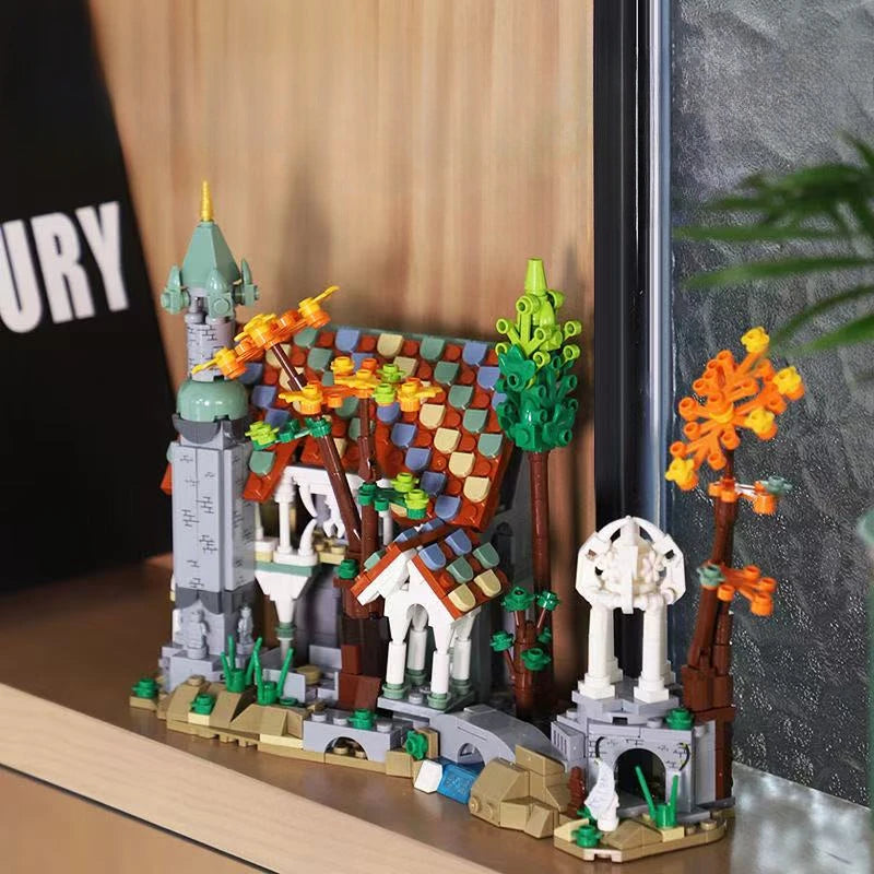 MOC Bricks Motorized Lighthouse and Light House for Birthday Children Gift