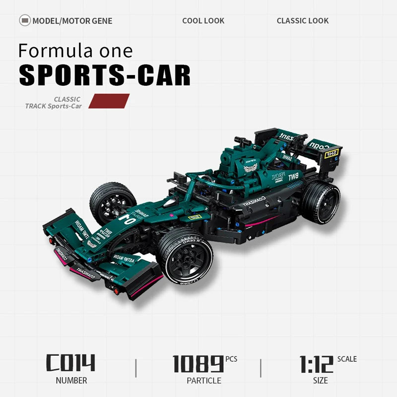1392PCS 1:12 F1 Formula Racing Model Car (Compatible with Remote)