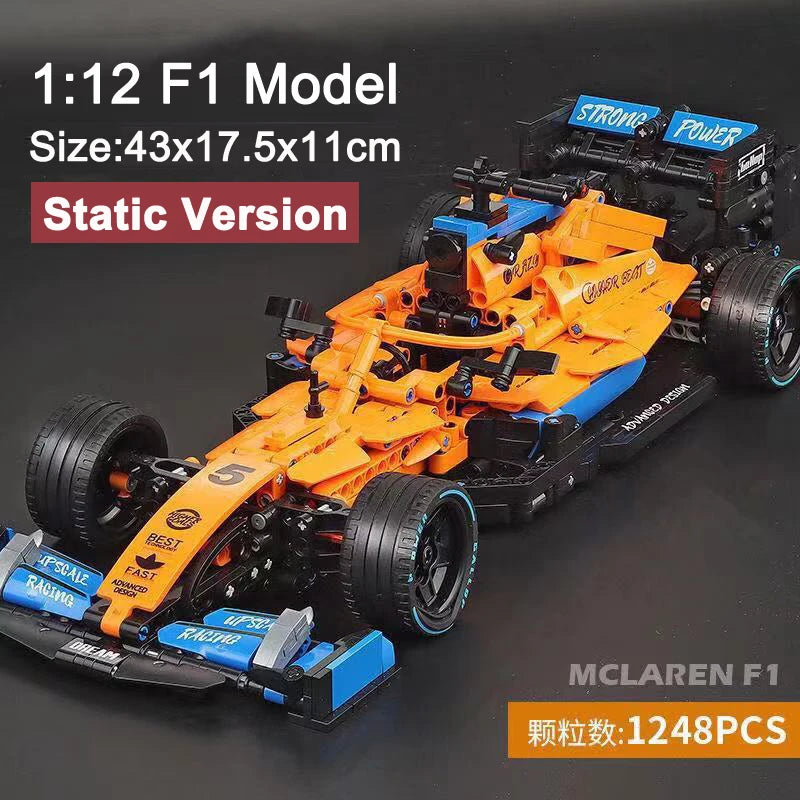 1392PCS 1:12 F1 Formula Racing Model Car (Compatible with Remote)
