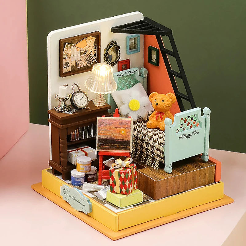 DIY Teddy Bear Doll Houses with Furniture without Dust Dover